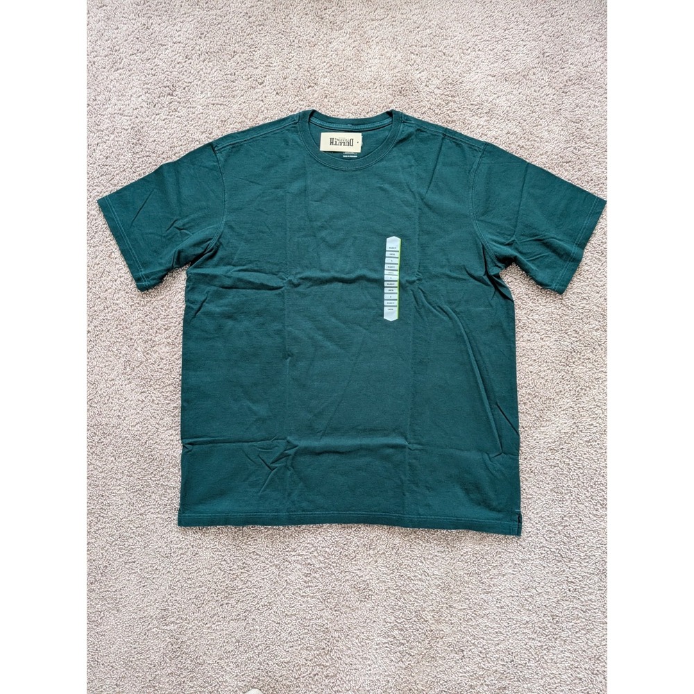 Duluth Longtail Relaxed Fit Short Sleeve Shirt Dark Teal Mens XL Style 76020 NWT